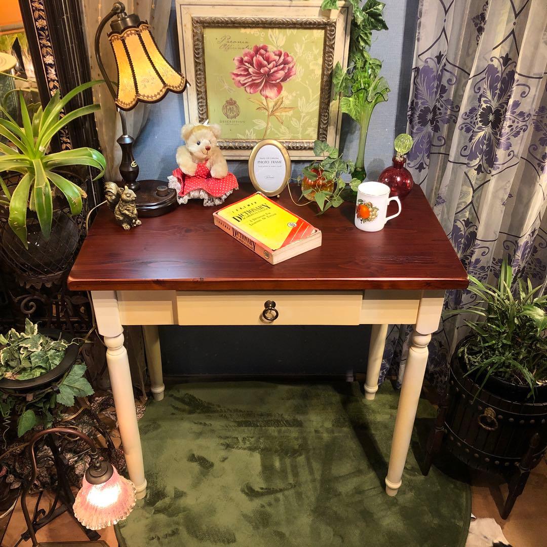 ciel　 シャビーシック　フレンチ　カントリー　コンパクトデスク