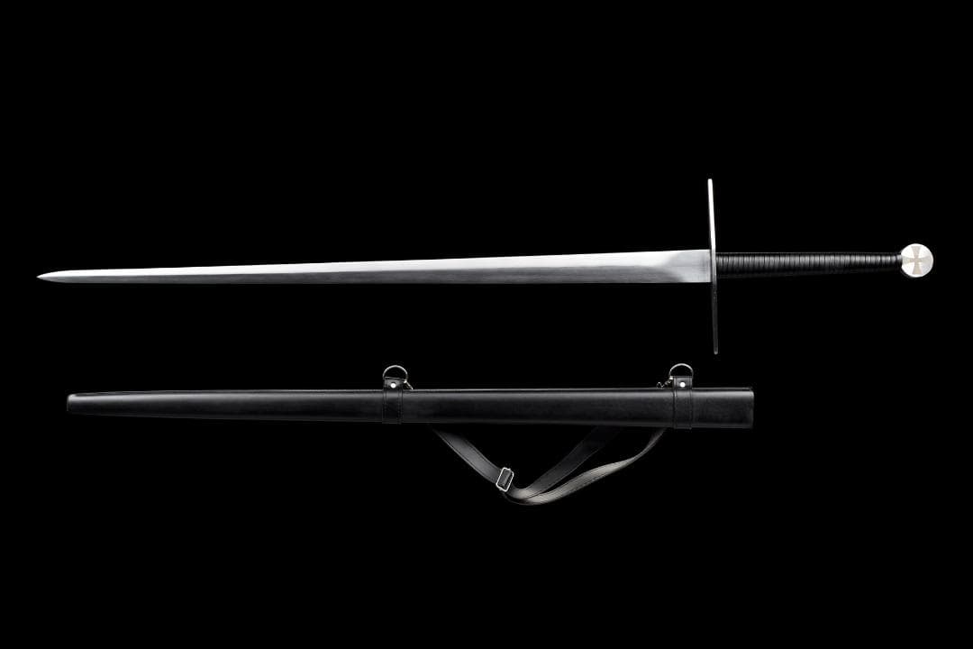 超長十字西洋剣 日本刀 模造刀 居合刀 武士道 武蔵 鑑賞用 手鍛造打