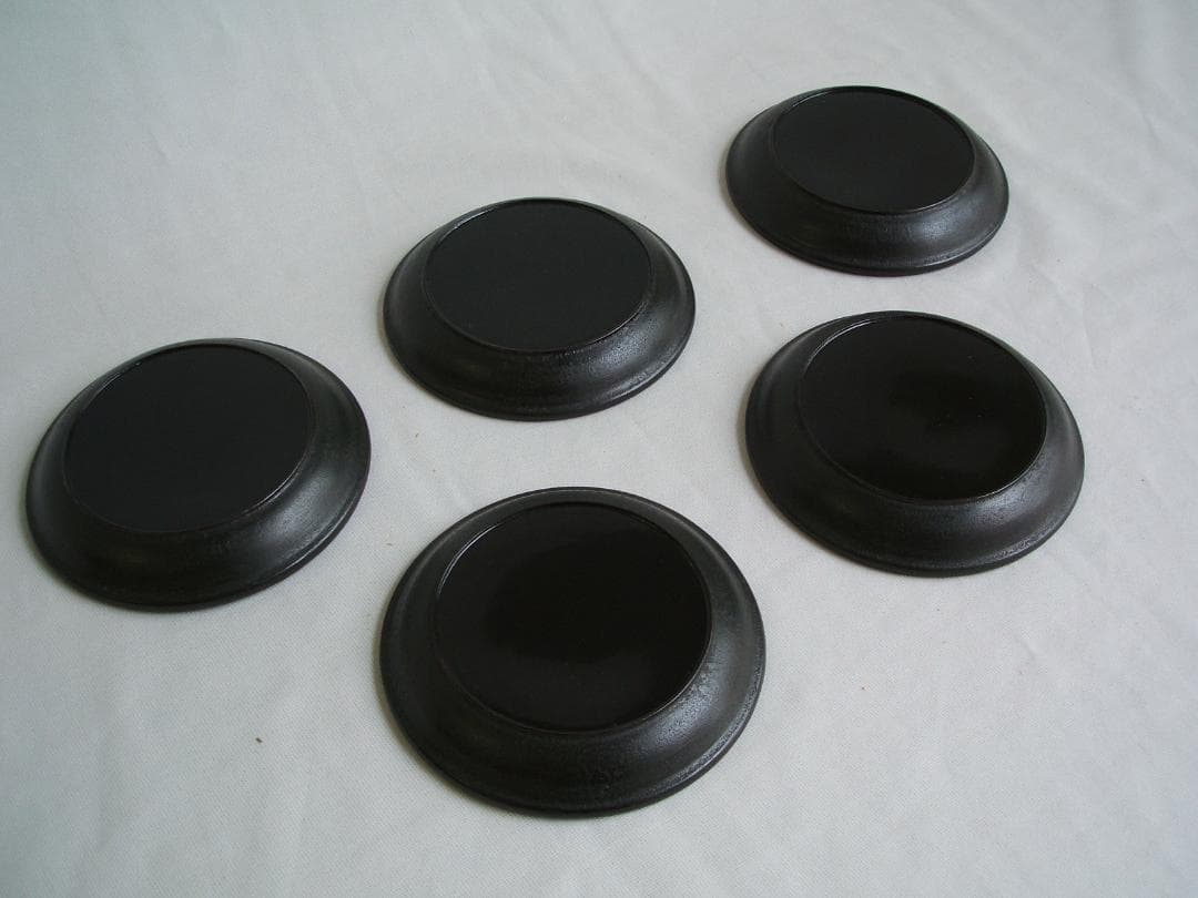 ■尾形光琳・乾漆漆器・銘々皿5枚セット・桐箱付・未鑑定品■