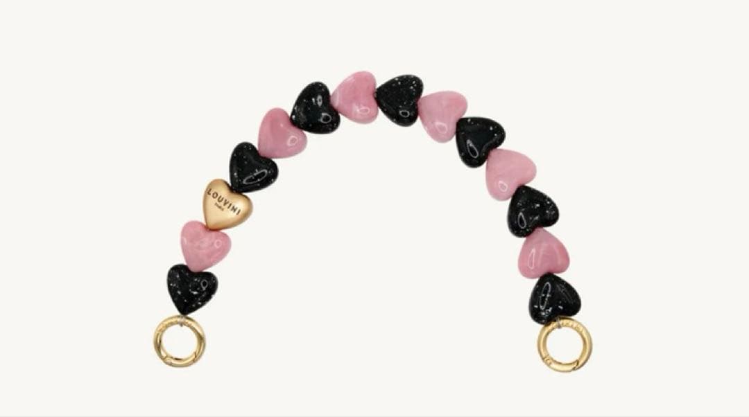 【LOUVINI】 PETIT CUORE　BLACK-PINK ルヴィニ