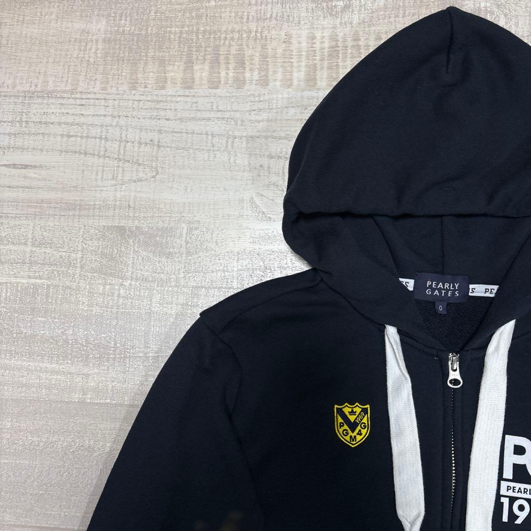 パーリーゲイツ★綿50%混★ストレッチダブルジップ【レディース サイズ0（S）】