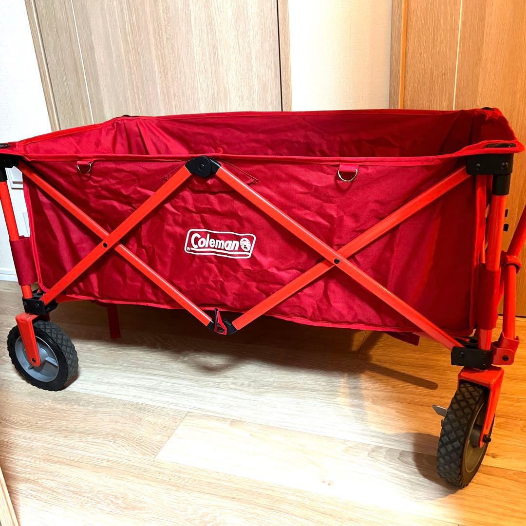 Coleman 赤 キャリーカート