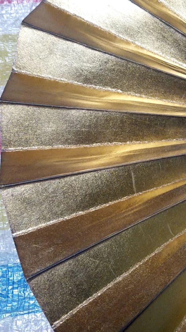 骨董品　扇子　豊臣秀吉　拝領　金箔扇子