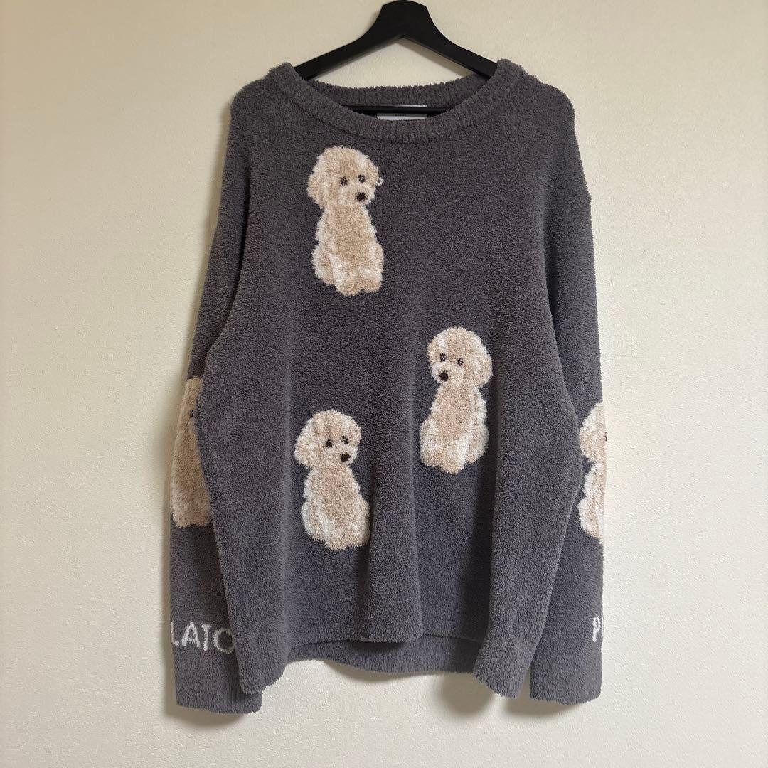 ジェラートピケ　トイプードル　ジャガード　2枚セット