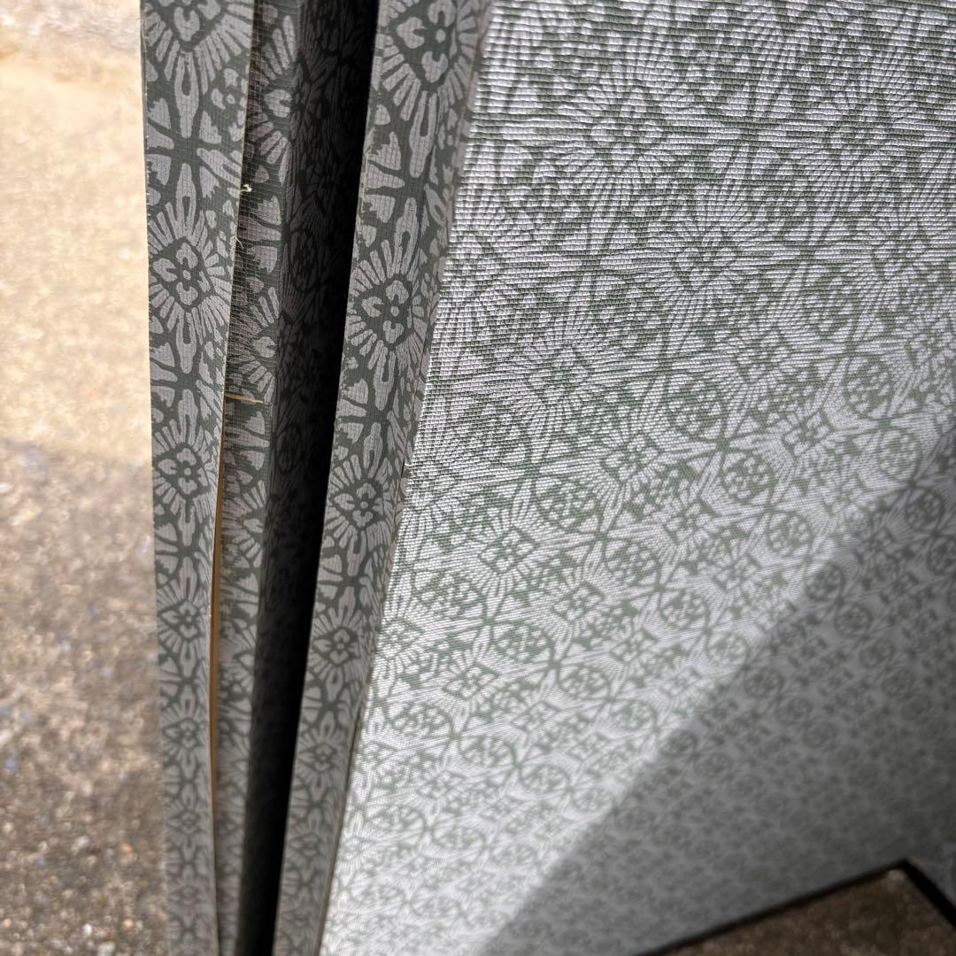 【秀峰銘】山水図屏風 風景図約259×116㎝ 金紙 片面 六曲 屏風 日本画