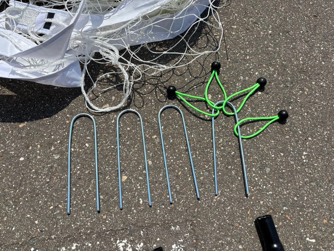 [クイックプレイ] 組立ELITEシリーズ ポータブル サッカーゴール4.9m