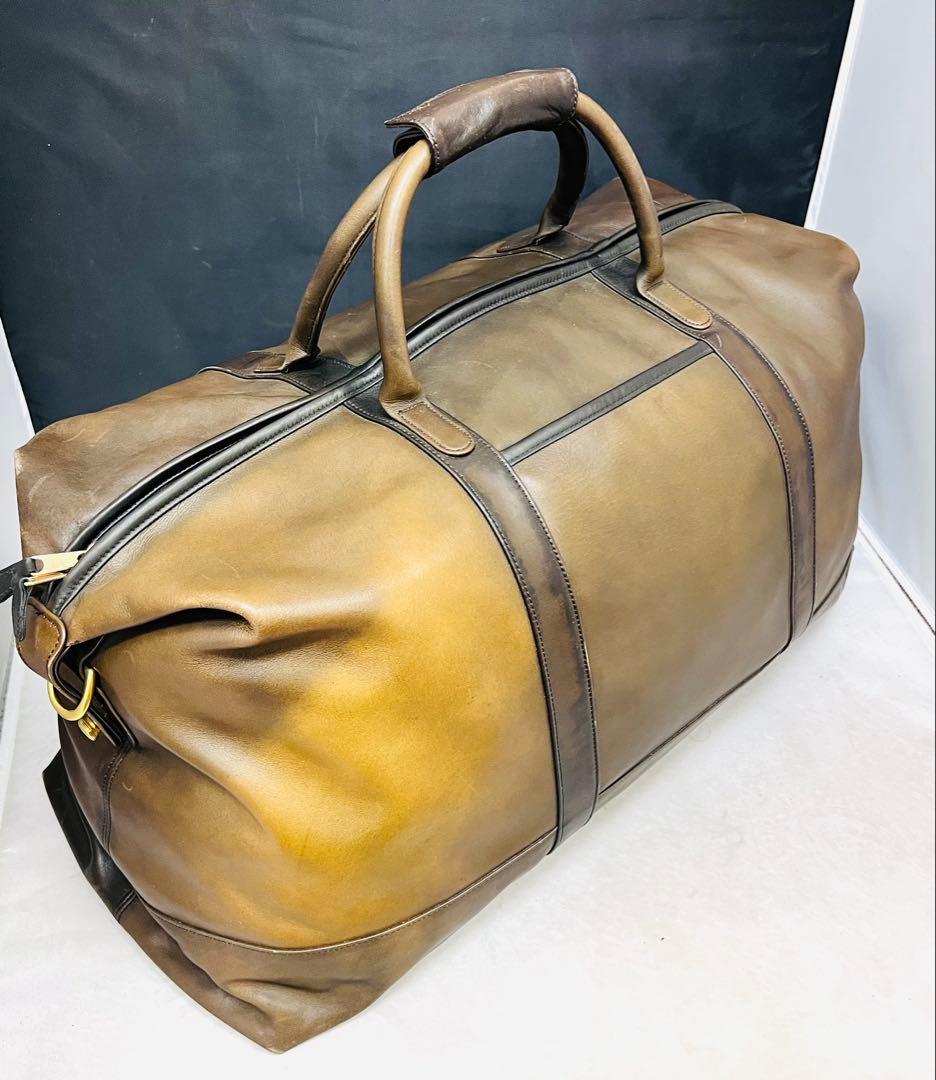 OLD COACH コーチ グラブタンレザー ボストンバッグ ドイツフック
