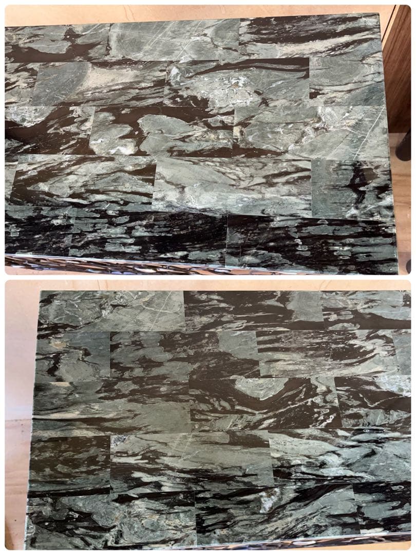 コンソールテーブル アイアン サイドテーブル 大理石風 -206-