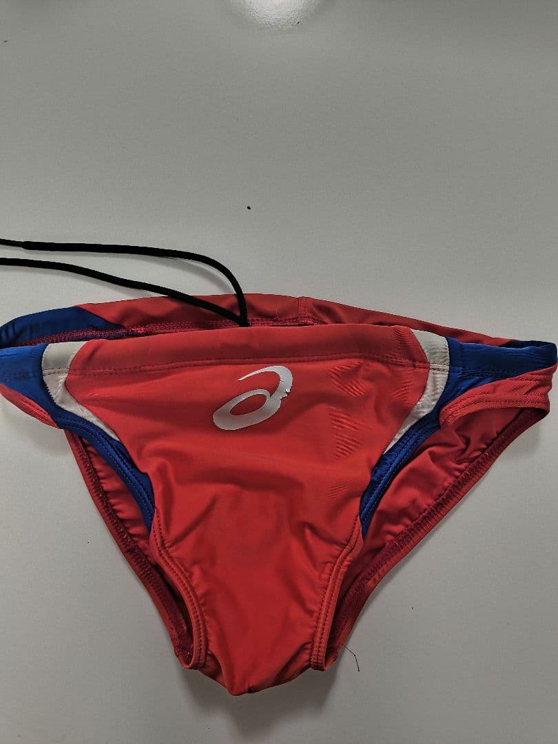 ASICS 競泳水着 Mサイズ 赤/青　ハイドロCD