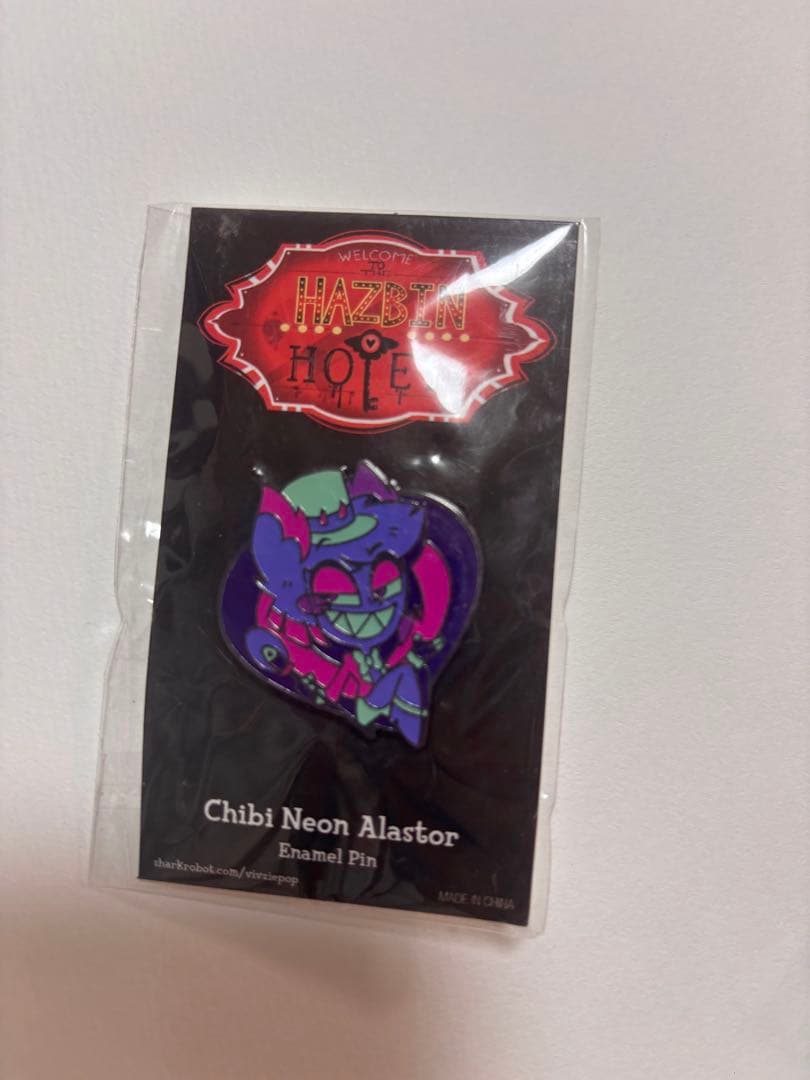 HAZBIN HOTEL チビネオンアラスター&チビアラスター　ピンバッジ
