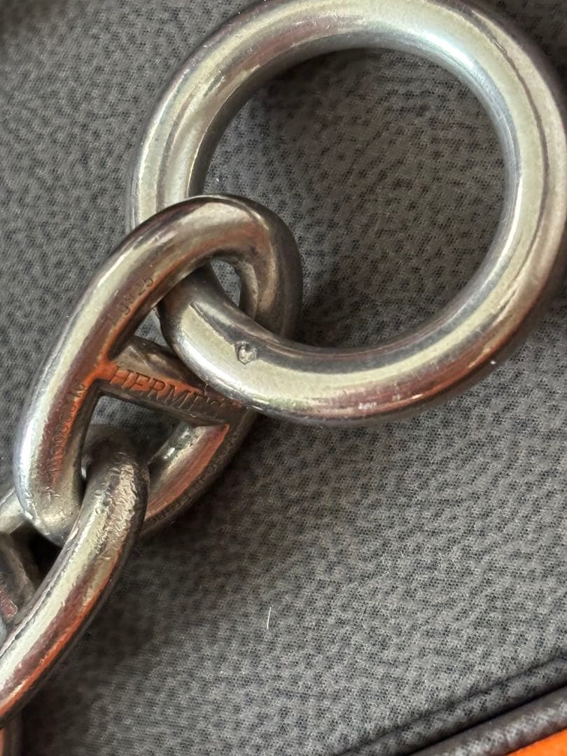 専用 HERMES エルメス シェーヌダンクル TGM ブレスレット 12コマ