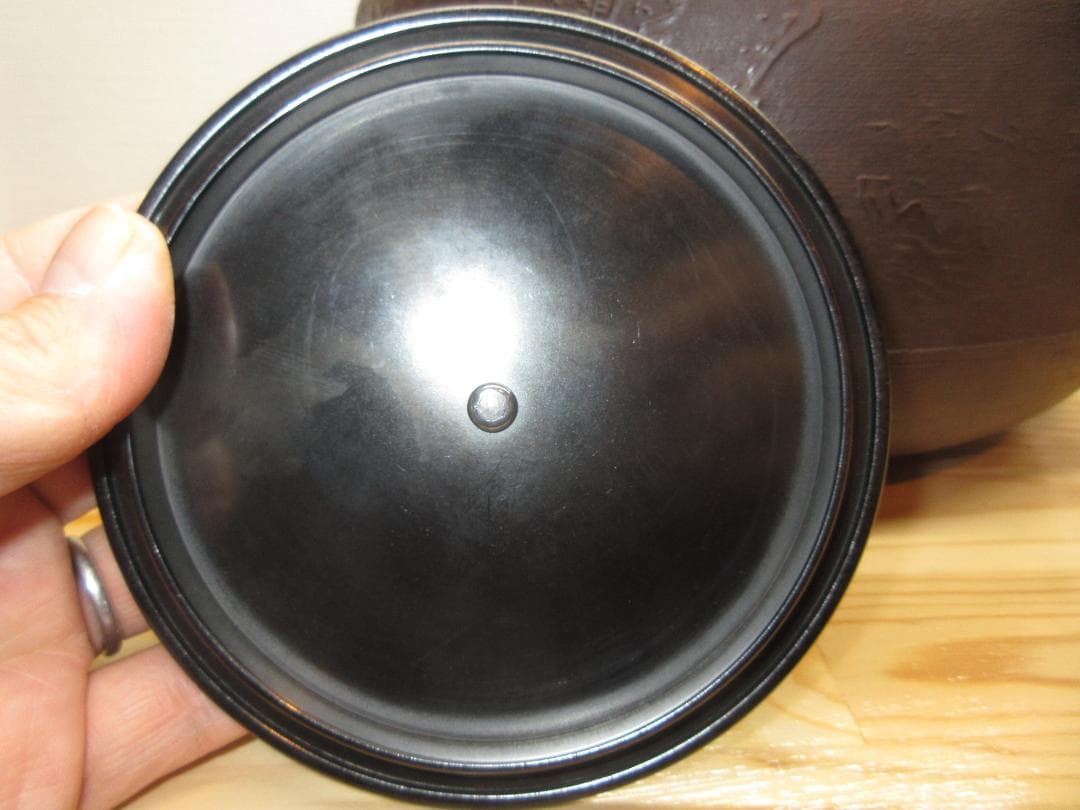 送料込【逢絢亭】茶道具 炉釜 甑口釜 蓬莱山地紋 摘み南鐐 高木治良兵衛 共箱