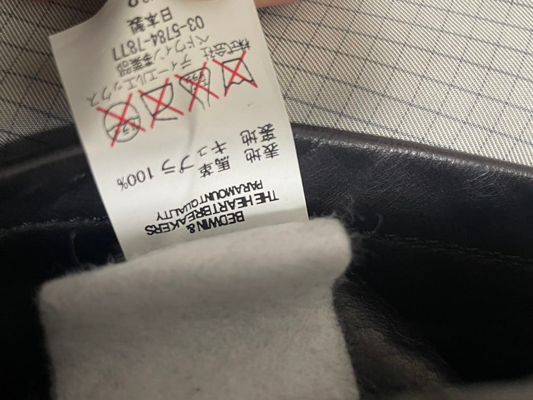 BEDWIN シングルレザージャケット　馬革