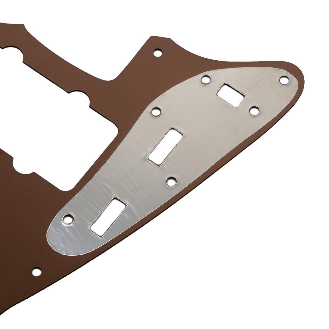 ジャズマスター(ギター)アノダイズドピックガード Bronze Brown 銅茶