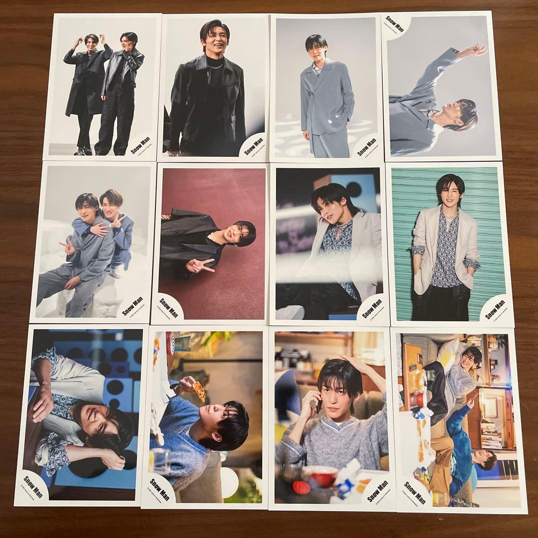 目黒蓮　公式写真　124枚セット　Man