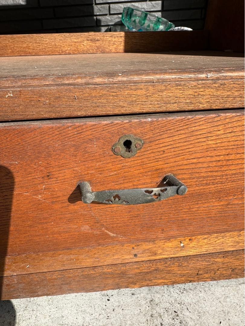 昭和レトロアンティークな本棚　引き取り限定茨城県古河市まで