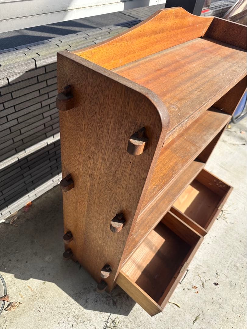 昭和レトロアンティークな本棚　引き取り限定茨城県古河市まで