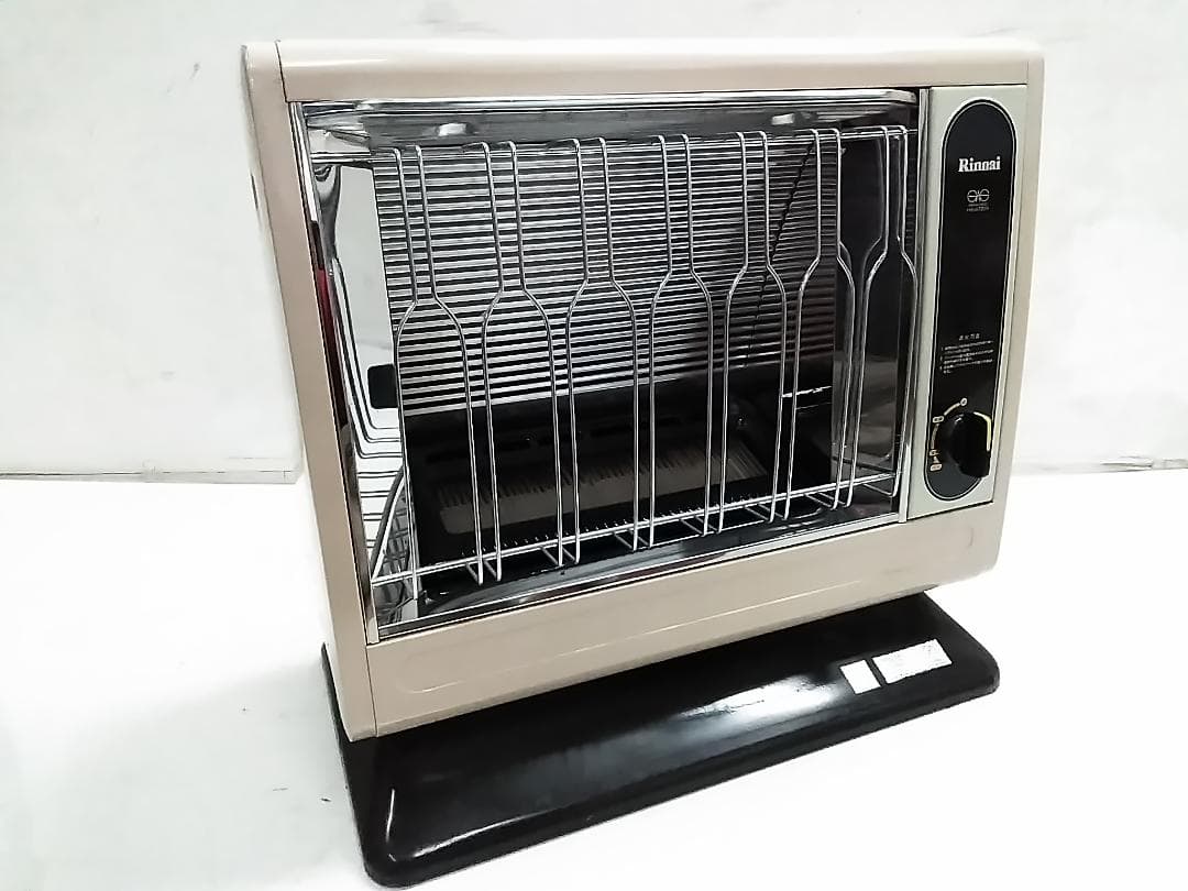 リンナイ ストーブ ベージュ R-630S-401 プロパンガス用レトロ風★