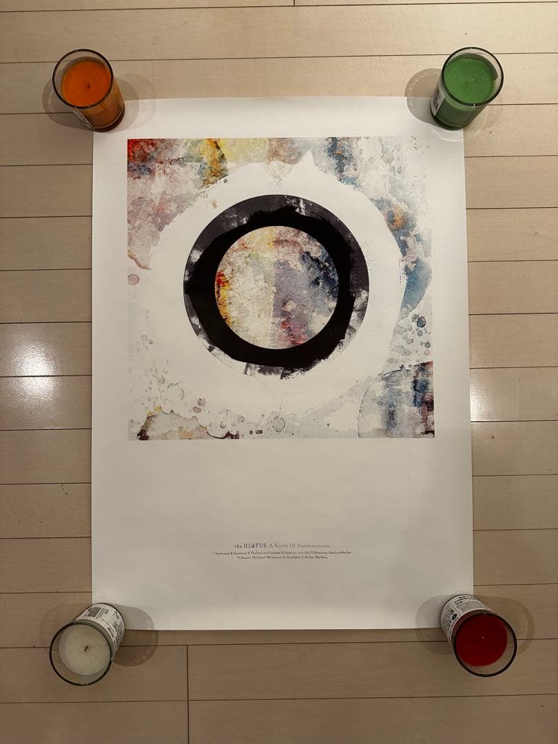 the HIATUS B2ポスター　3rd ハイエイタス　細美武士