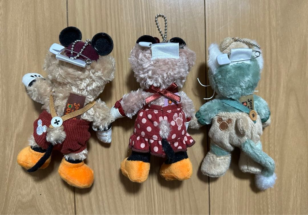 ダッフィーフレンズ2015 ハロウィン　ぬいぐるみバッジ セット