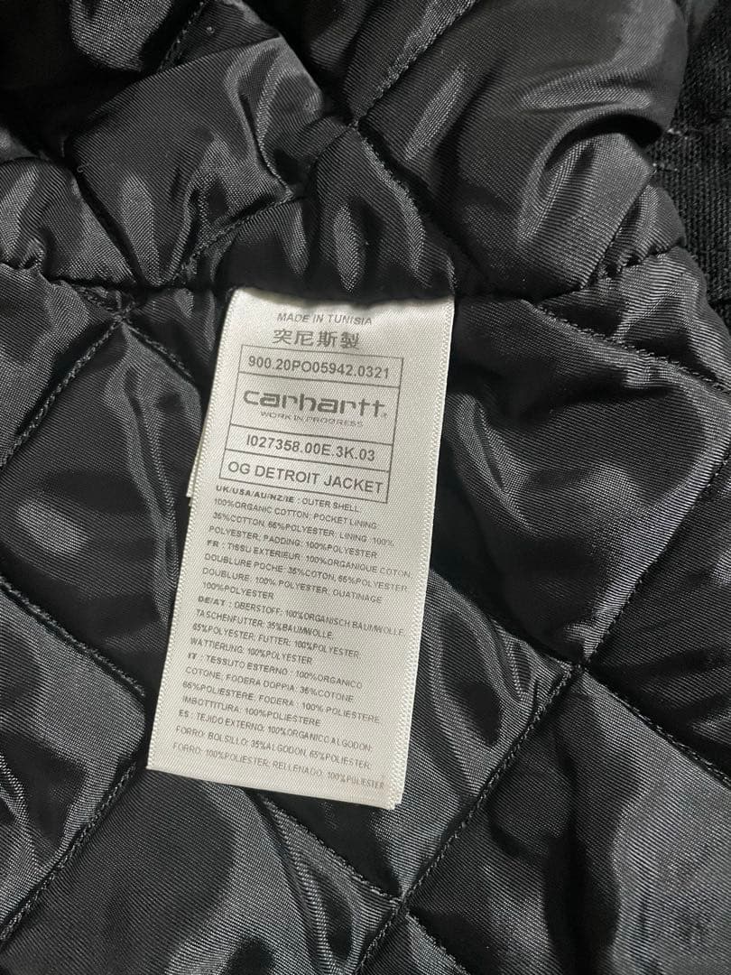 Carhartt WIP OG デトロイトジャケット ブラック S