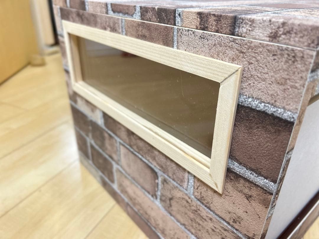 ハムスター レオパ 小動物 爬虫類 木製 ケージ 450×400×300