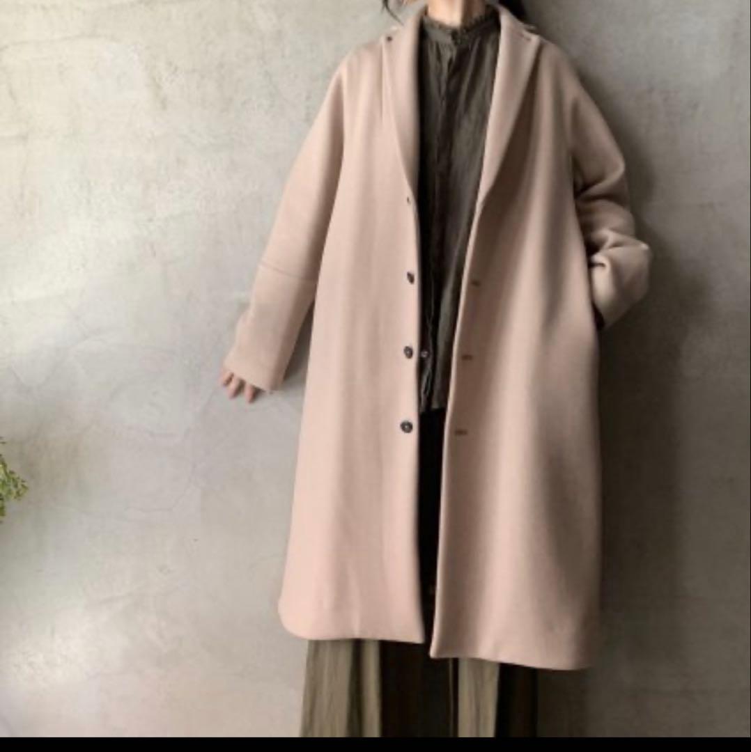 suzuki takayuki スズキタカユキ　ベージュ チェスターコート