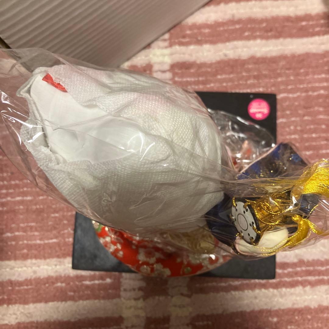 ハローキティ 日本人形 陶器製 着物 梅 置物 和楽器 和太鼓 小鼓 サンリオ