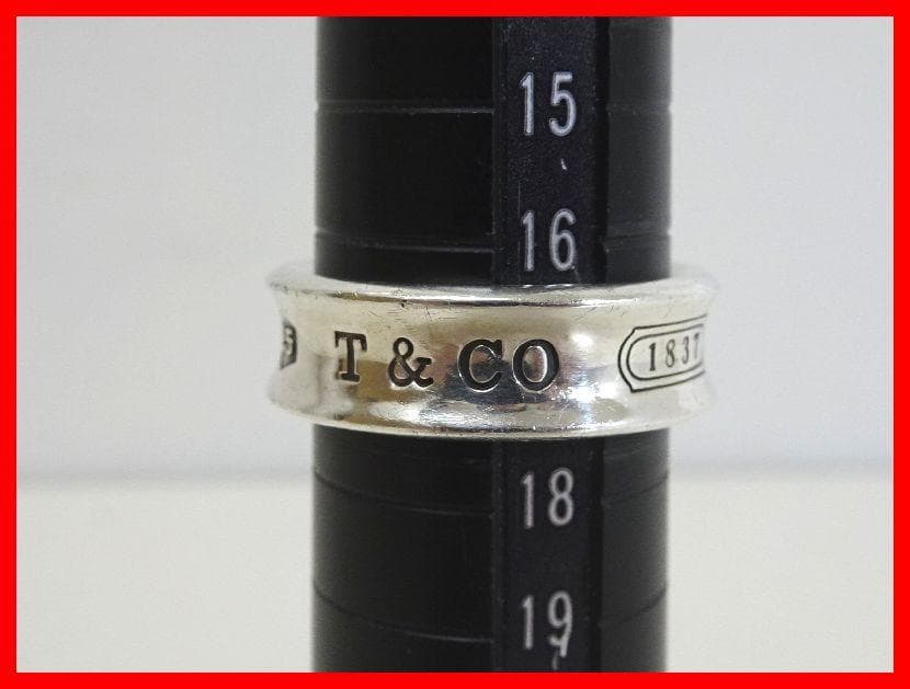 Tiffany&Co　1837 ナローリング　17号　925　中古　Mイ-300