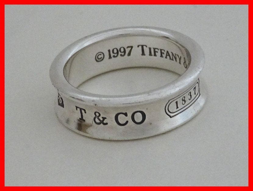 Tiffany&Co　1837 ナローリング　17号　925　中古　Mイ-300