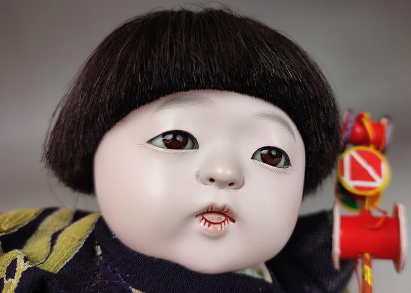 松乾斎東光作　8号這子人形　男の子