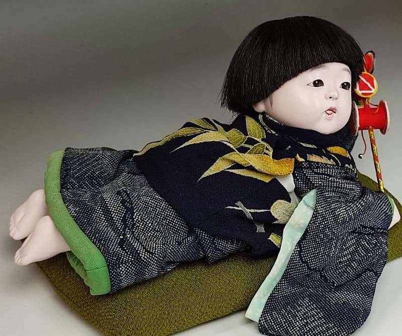 松乾斎東光作　8号這子人形　男の子
