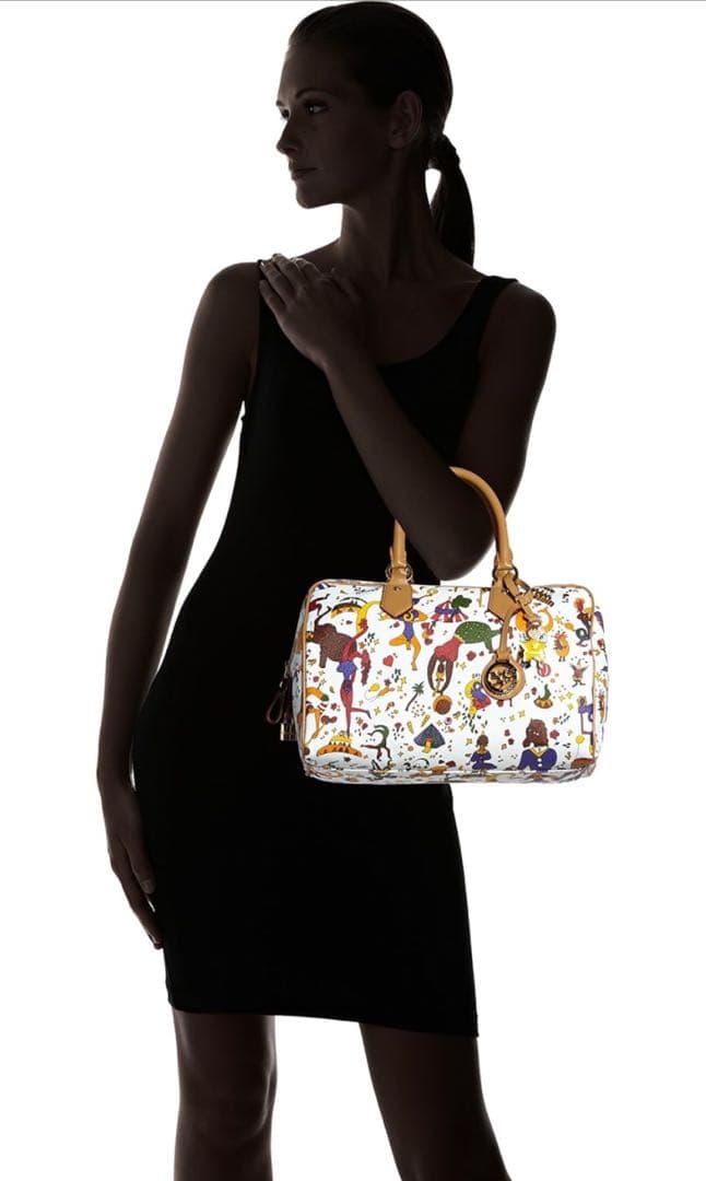 Piero Guidiマジックサーカス　ハンドバッグ　ボストン　PVCレザー美品