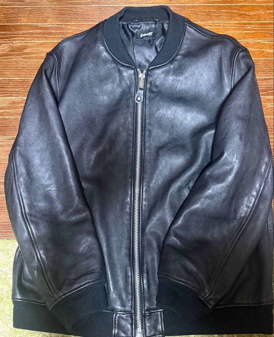 LEATHER JACKET BOWERY レザージャケット バワリー MA-1