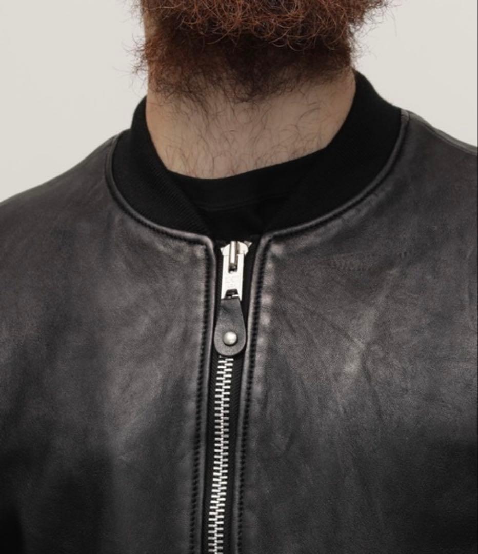 LEATHER JACKET BOWERY レザージャケット バワリー MA-1