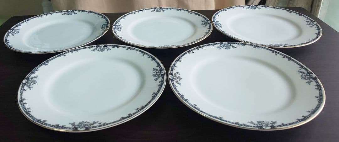 オールドノリタケ（1912年） RCヤジロベー印 商標登録番号付 ５皿セット