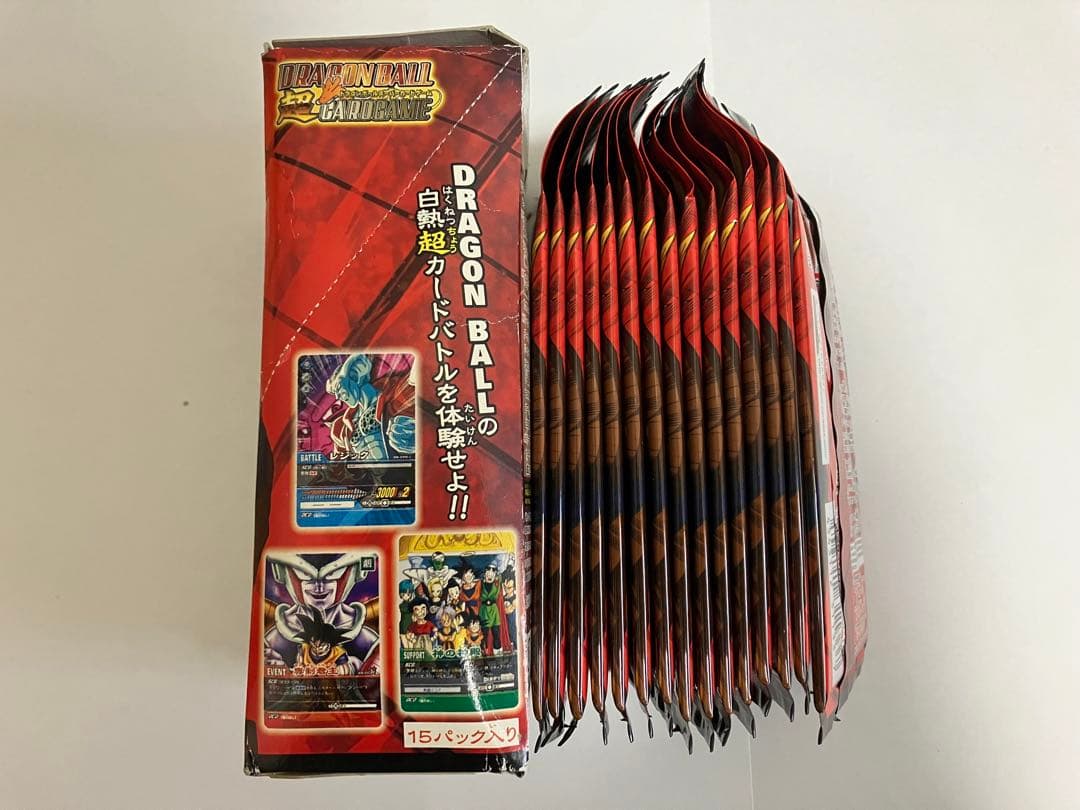18年前　ドラゴンボールカード15パック（箱なし）