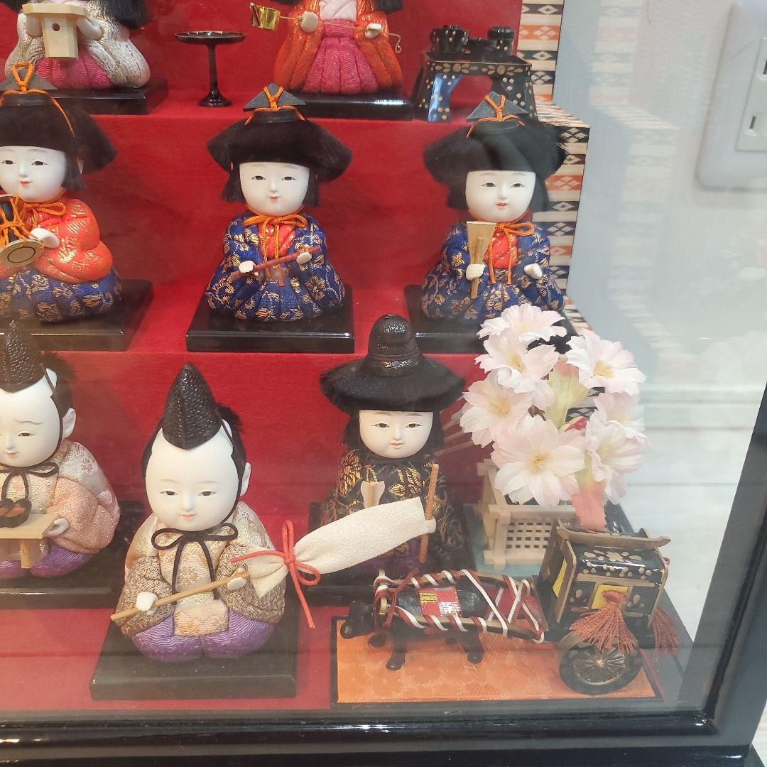 江戸木目込 雛人形 ケース付き