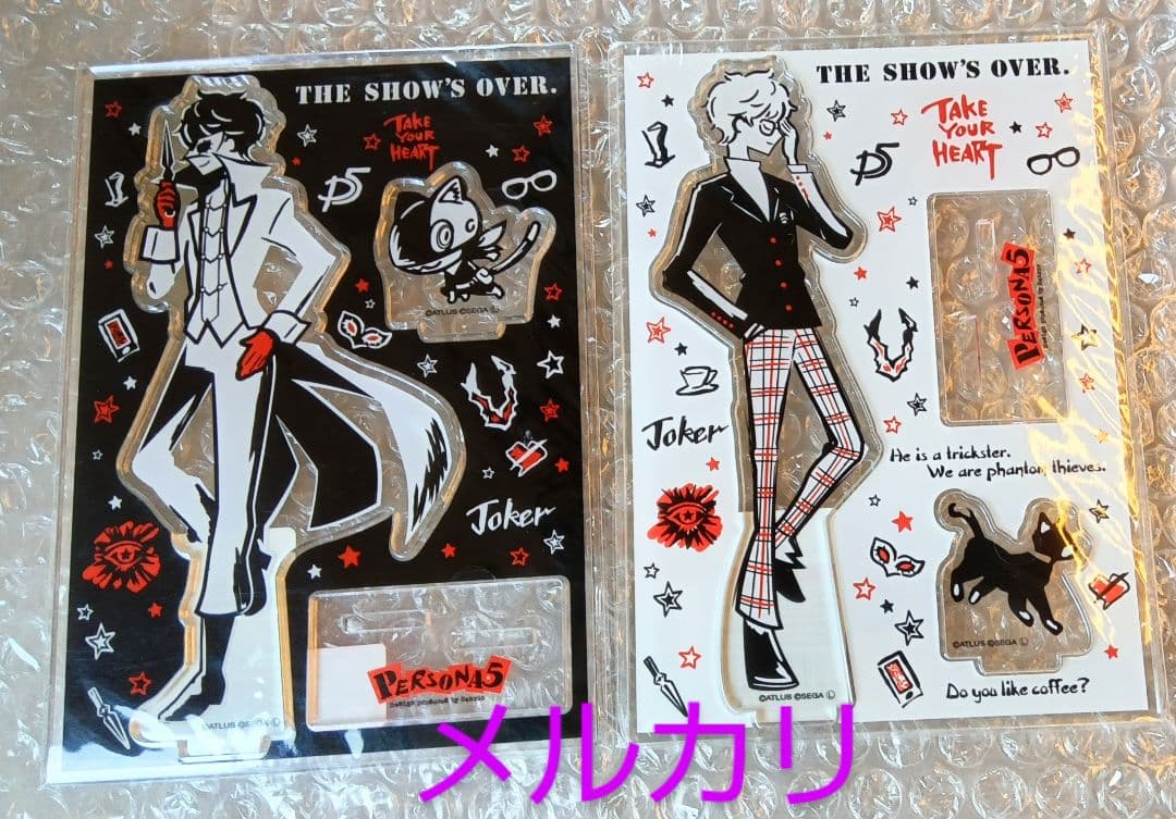 国内正規品 ペルソナ5 サンリオコラボ 主人公 ジョーカー アクリルスタンド