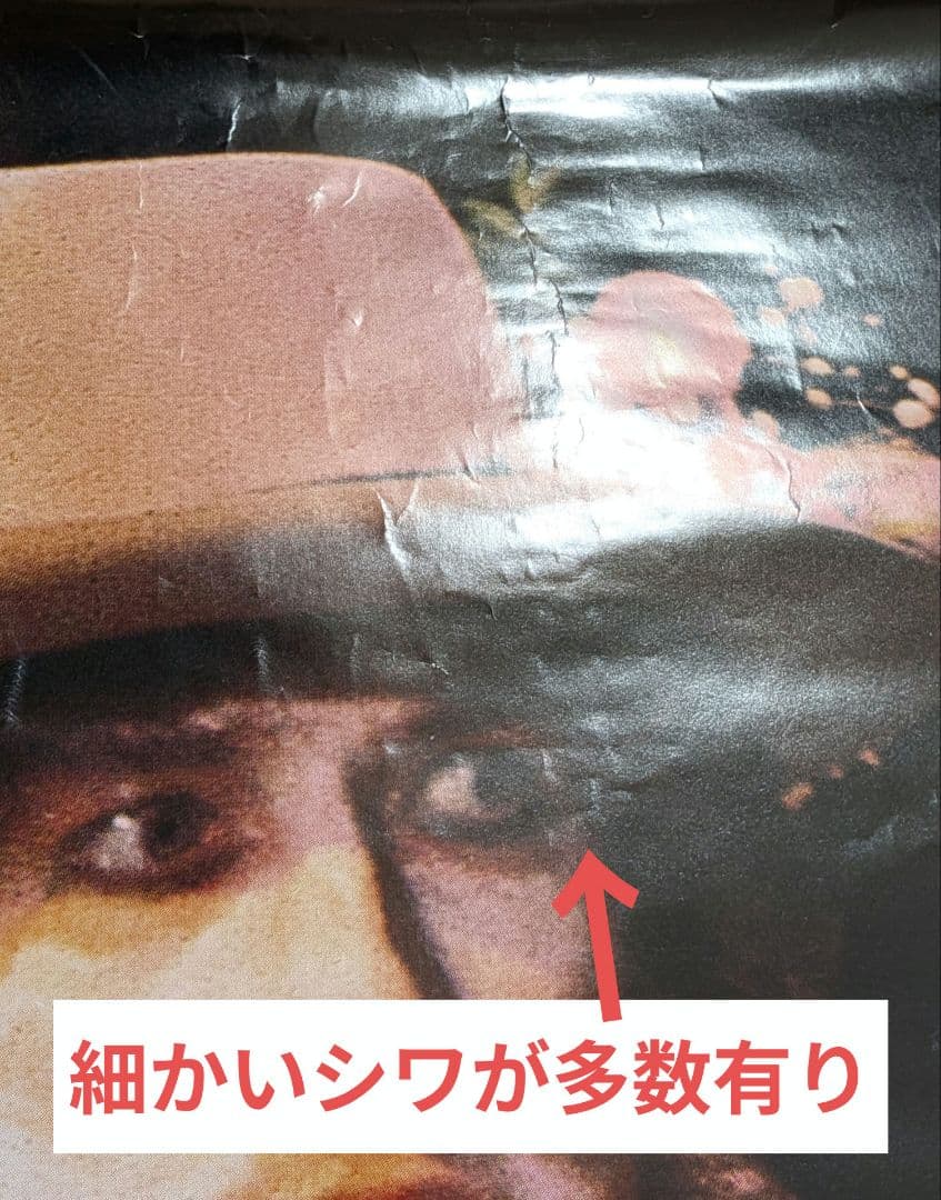 ボブディラン Hard Rain 白塗り顔 1976年 プロモポスター 未使用品