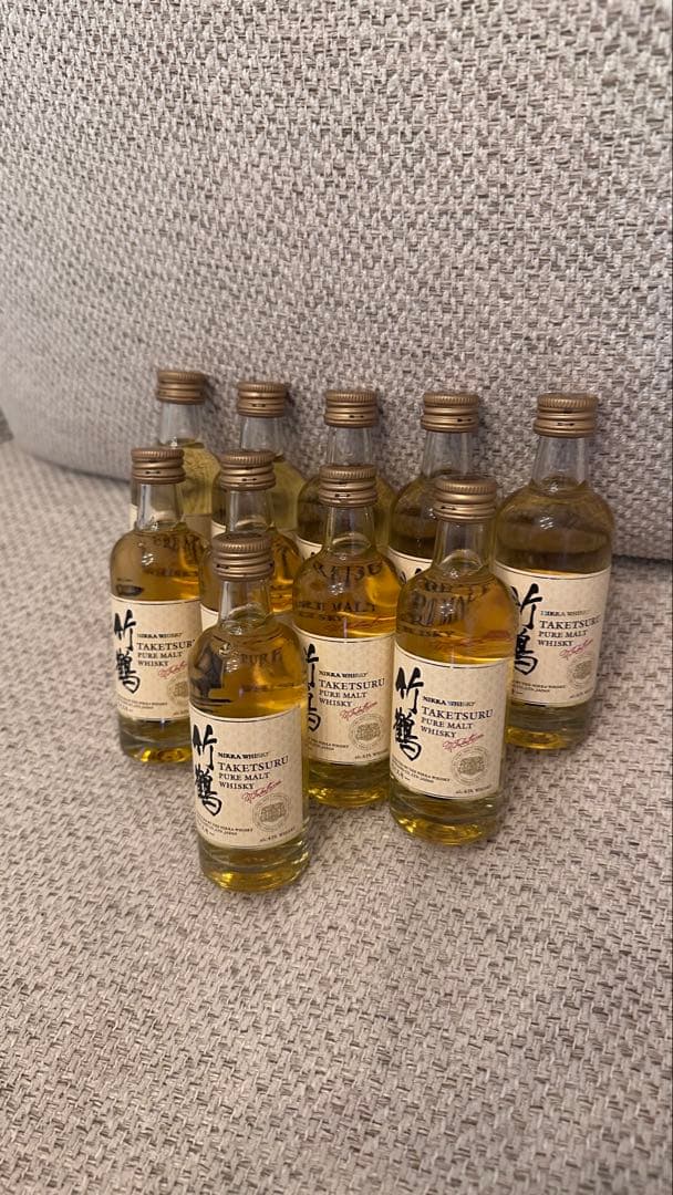 竹鶴 ピュアモルトウイスキー 50ml×10本