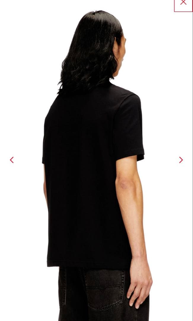 サイズS ディーゼル　DIESEL T-shirt with llic