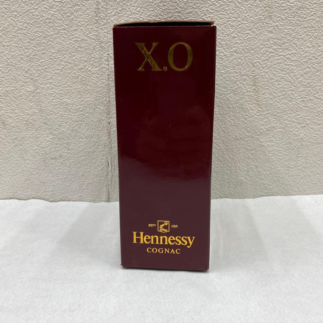 未開栓 Hennessy X.O ヘネシー 700ml　金キャップ　クリアボトル