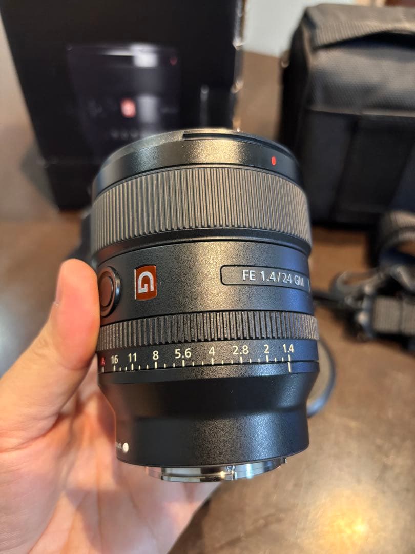 Sony FE 24mm F1.4 GMレンズ