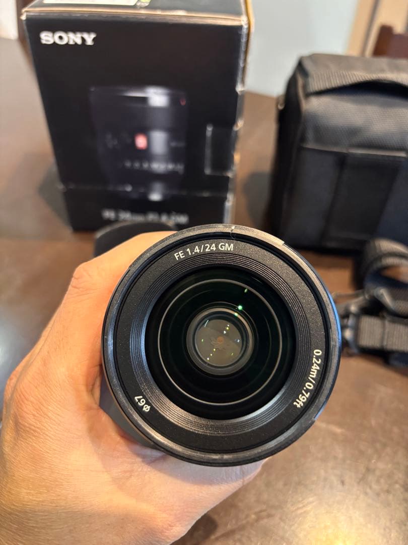 Sony FE 24mm F1.4 GMレンズ