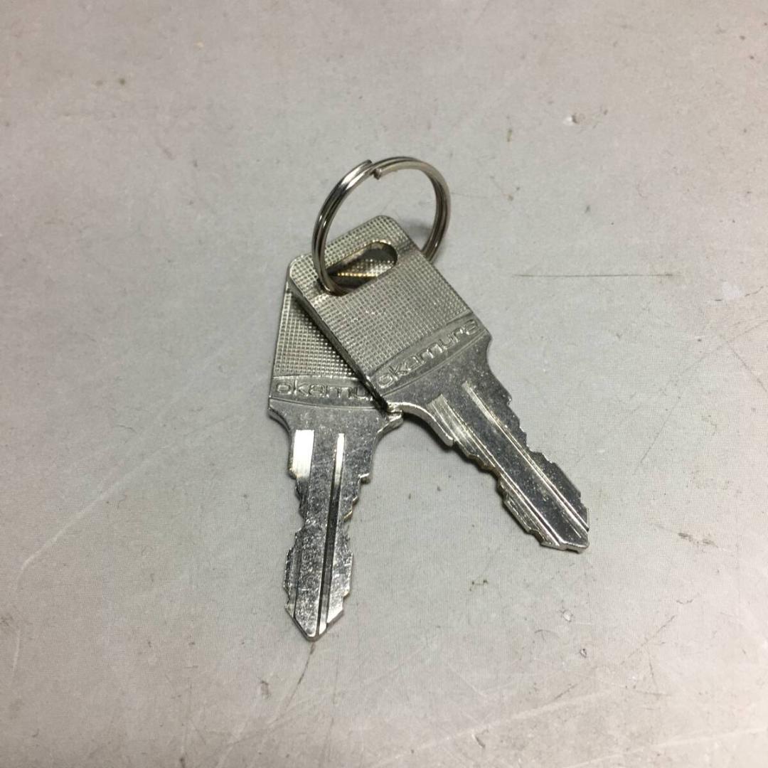 okamura 両開き 書庫 鍵付き W90×D45×H105cm ローキャビ