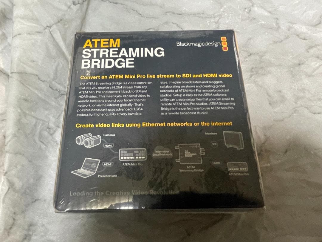 新品未使用　Blackmagic ATEM Streaming Bridge