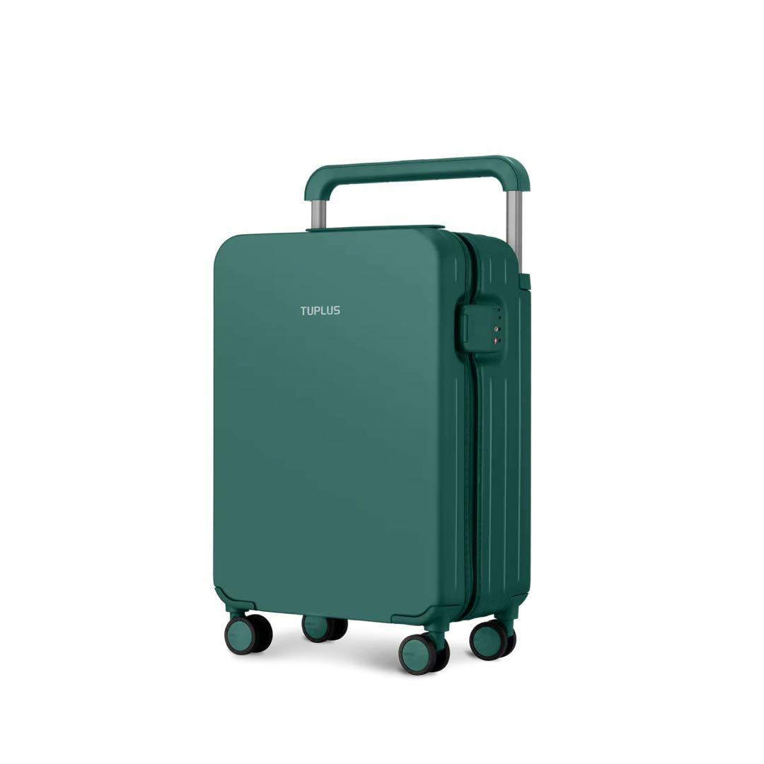 TUPLUS キャリーケース スーツケース　グリーン　Mサイズ　61L