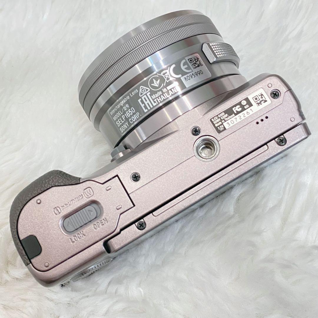 【美品】SONY α5100 ミラーレス一眼 シルバー 16-50mm 付属品有