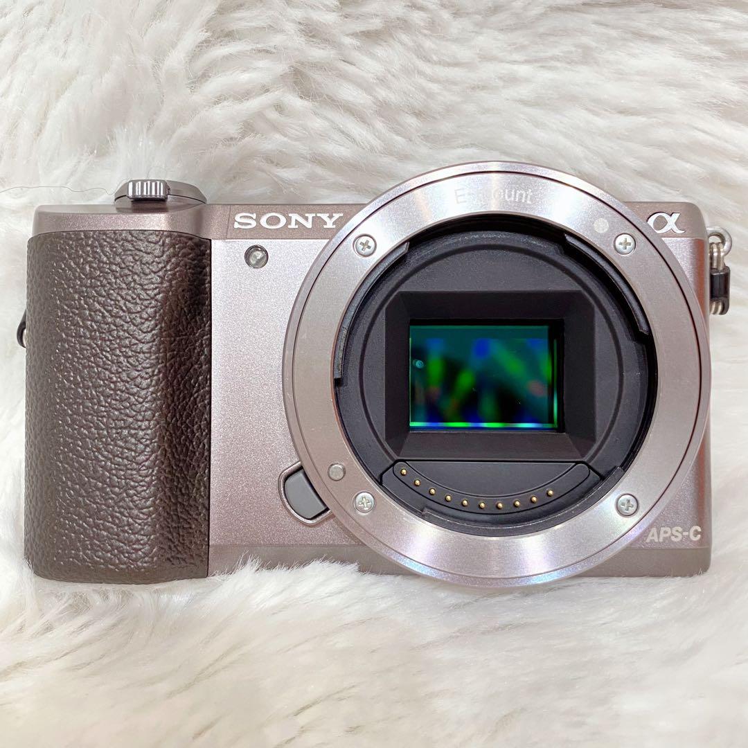 【美品】SONY α5100 ミラーレス一眼 シルバー 16-50mm 付属品有